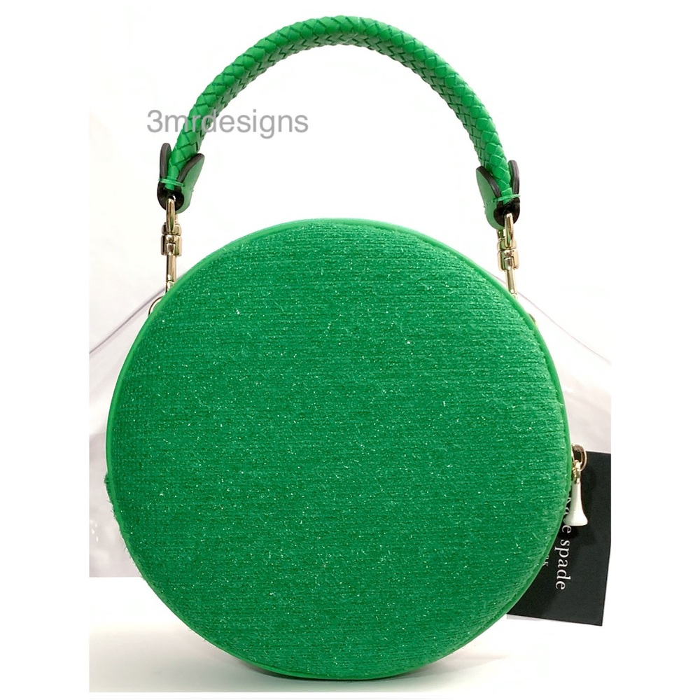 NWT Kate Spade ♠️ TEE TIME Textured Leather 3D Golf Ball Purse/Crossbody Bag - Picture 7 of 15